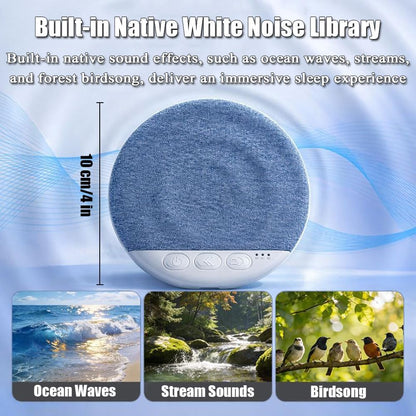 Pillow Speaker, Bluetooth Pillow Speakers for Sleeping, Ultra-Thin 1.1cm Under Pillow Speaker with White Noise Timer and Bluetooth 5.4, Suitable for Side Sleepers (Blue)