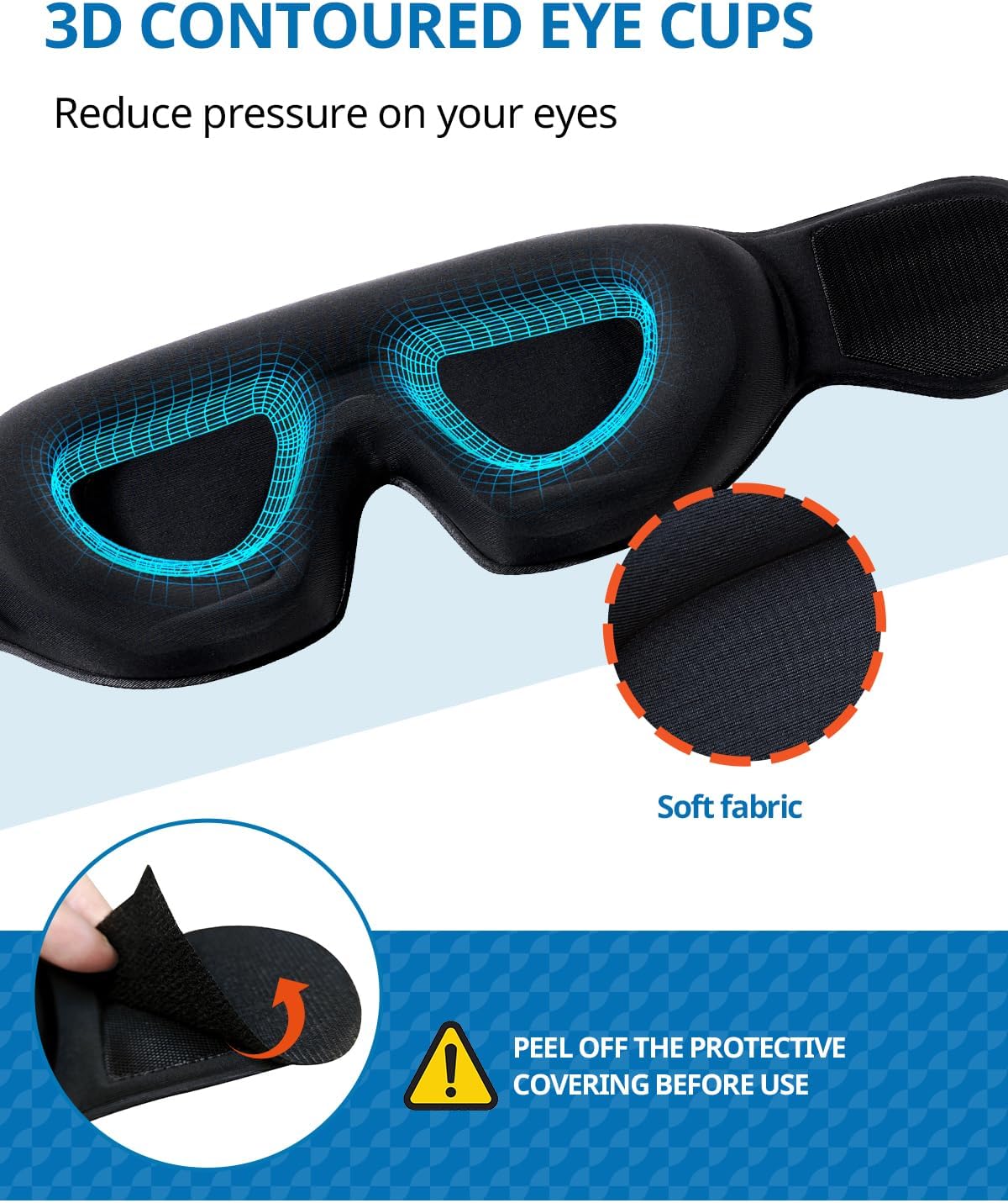 SARISUN Travel Pillow with Chin Strap, Stable Head Support for Long Flight