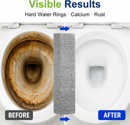 8 Pack Pumice Stone Toilet Bowl Cleaner for Hard Water Rings | Scouring Bars Remove Mineral Buildup, Limescale and Rust from Toilets, Sinks, Bathtubs, Grills and Pool Tile