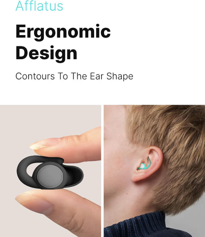 Afflatus Ear Plugs for Sleep and Noise Reduction, Soft & Comfort, 26dB