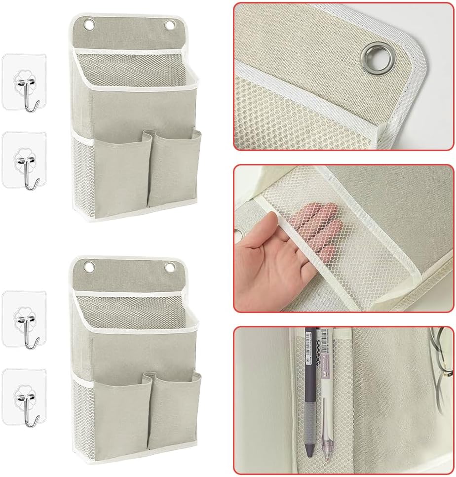 Wall Hanging Organizer Bag, Hanging Storage Basket for Bedroom Closet