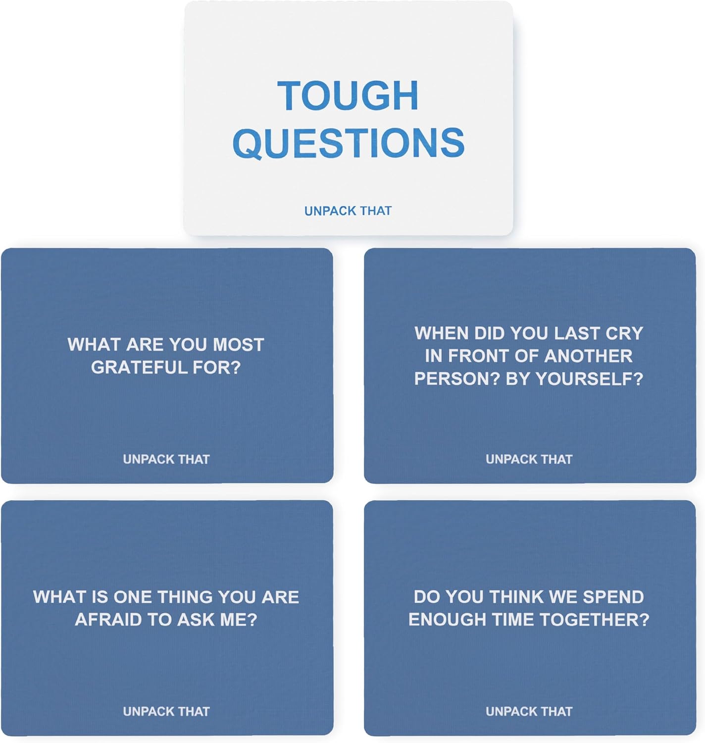 UNPACK THAT Self-Exploration Card Deck Personal Growth Cards - 100 Deep Questions for Self-Discovery, Mindfulness & Emotional Healing | Journal Prompt, for Her