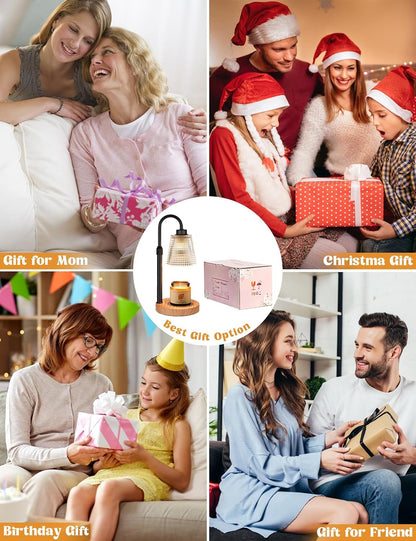 Candle Warmer Lamp with Timer Home Decor Birthday Gifts for Women