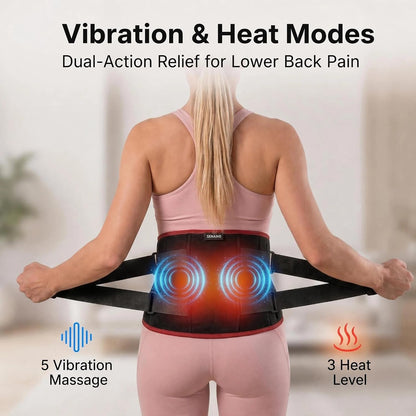 SES 10000mAh Cordless Rechargeable Heating Pad for Back Pain Relief