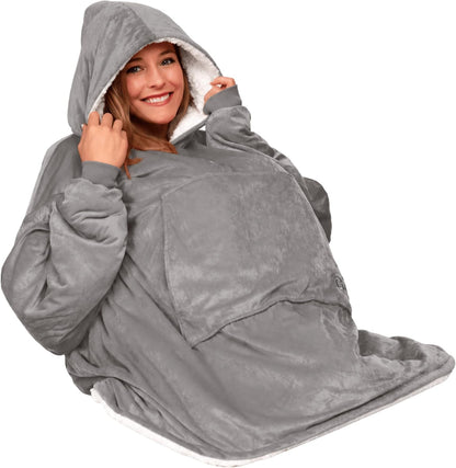 THE COMFY Original | Shark Tank | Patented | Sherpa Wearable Blanket Hoodie