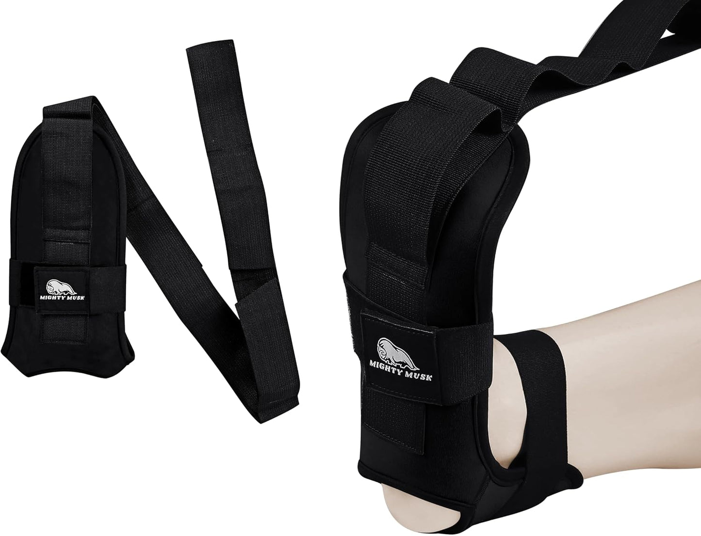 Foot and calf stretcher for planter fasciitis, Heel Spurs, Foot Drop, Achilles Tendinitis, Hamstring Strains, and Calf Muscle Stretching