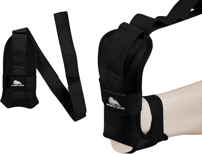 Foot and calf stretcher for planter fasciitis, Heel Spurs, Foot Drop, Achilles Tendinitis, Hamstring Strains, and Calf Muscle Stretching