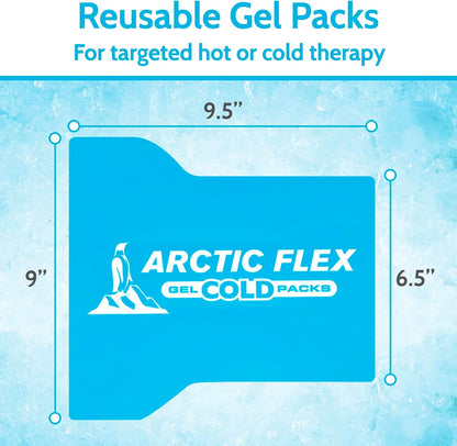 Arctic Flex Gel Replacement Packs - Ice Packs Reusable for Elbow Ice Brace