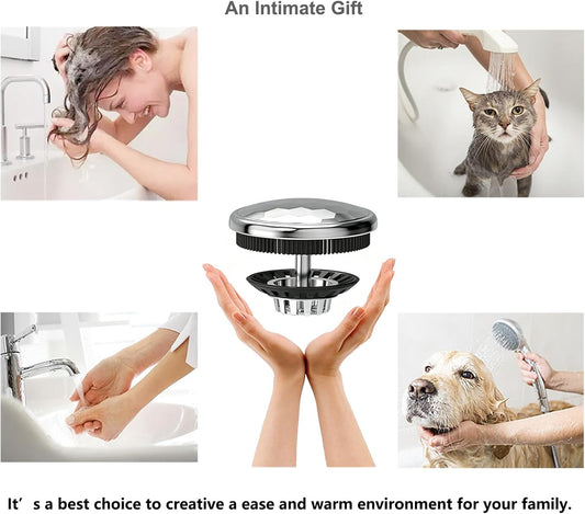 XAJOON Bathtub Drain Hair Catcher，Bathtub Protector Suitable for Bathroom Bathtub, Pop-Up Drains. (Patented Product)