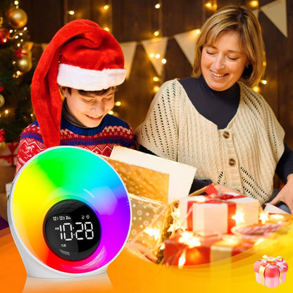 Wake Up Light Sunrise Alarm Clock, White Noise Sleep Sound Machine