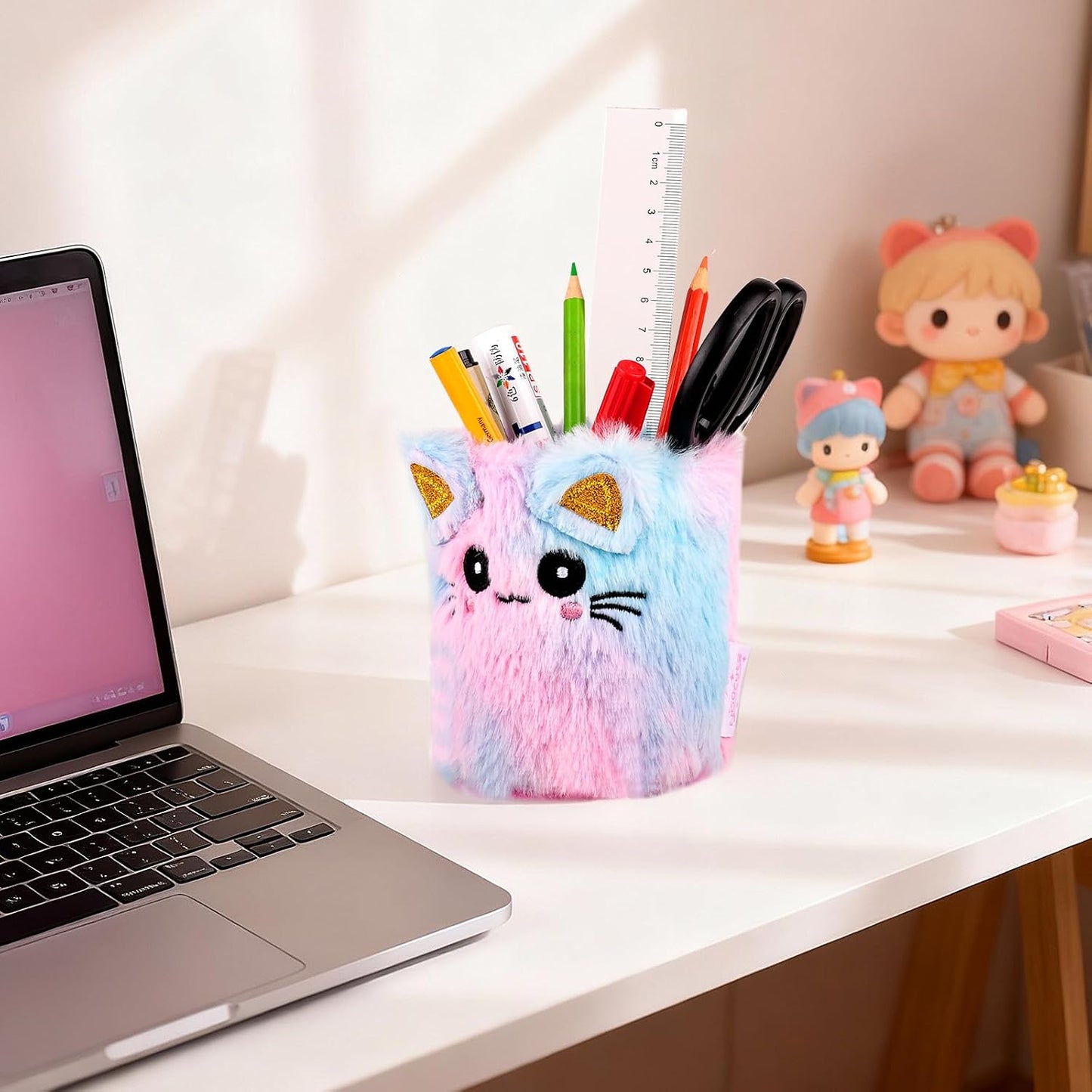 Happynear Glasses Holder, Cute Eyeglass Holder, Glasses Holder for Nightstand, Desk and Dresser, Gifts for Boys and Girls