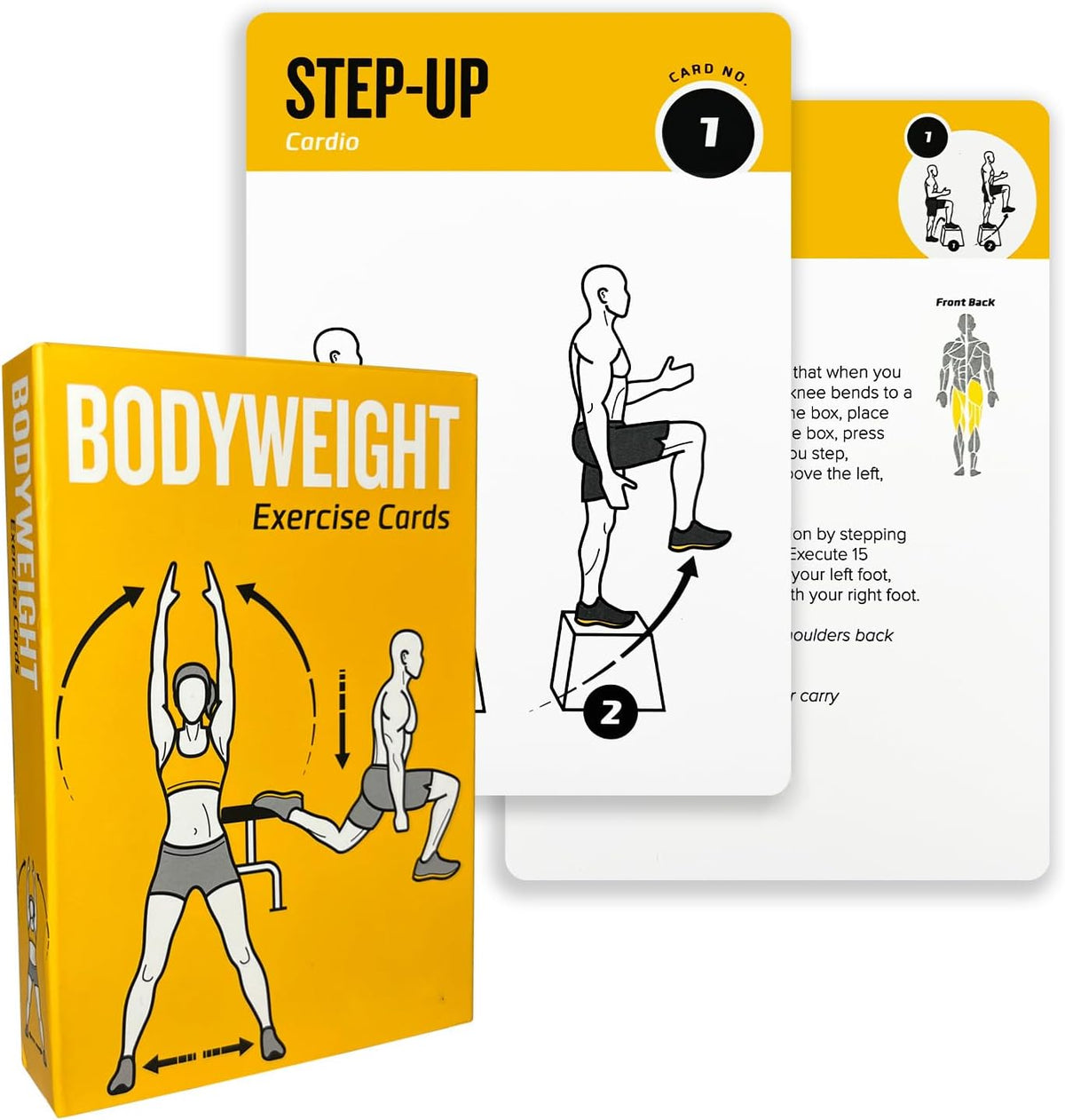 Half Balance Ball Workout Cards, 62 Exercises Cards Deck Large Size 5" x 3.5" Fitness Cards for Women & Men, Beginner Fitness Guide to Training Exercises at Home or Gym