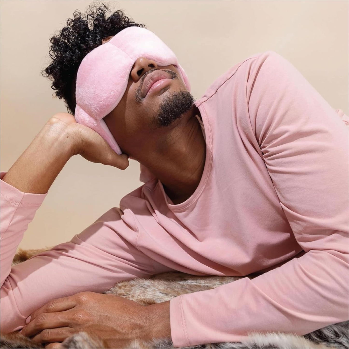 Nodpod Mineralized Silk Gentle Pressure Sleep Mask - Strap-Free, Light-Blocking Design for Sleep, Travel & Relaxation - Weighted Eye Pillow, Machine Washable (Willow)