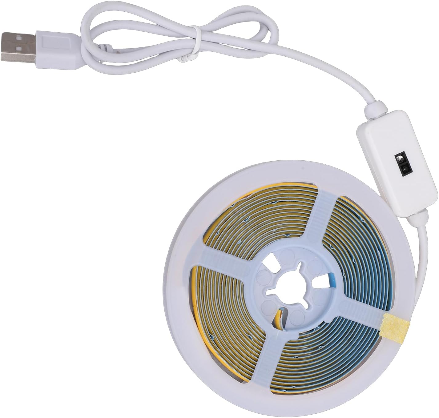 COB LED Strip Light, LED Lights with Motion Sensor, IP65 Water Proof Gesture Control Warm White Strip Night Light for Under Cabinet Bed TV Lighting, Each Emits 800lm (3 Meter)