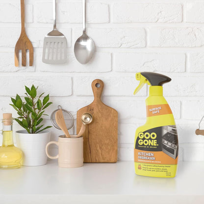 Goo Gone Kitchen Degreaser - Removes Kitchen Grease, Grime and Baked-on Food - 28 Fl. Oz.