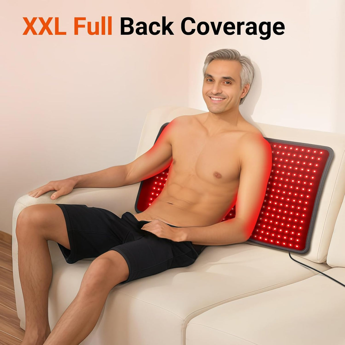 Comfytemp Red Light Therapy Mat for Body, 33'' x 17'', 660nm & 850nm