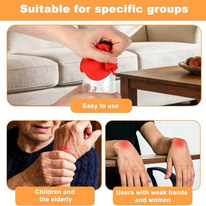 LUTER 4pcs Jar Opener Gripper Pad for Seniors with Weak Hands, Rubber | Multi-function Silicone Bottle Opener Lid Cap Rubber Gripper Pads Kitchen Coasters Gadgets, Light Blue, Green