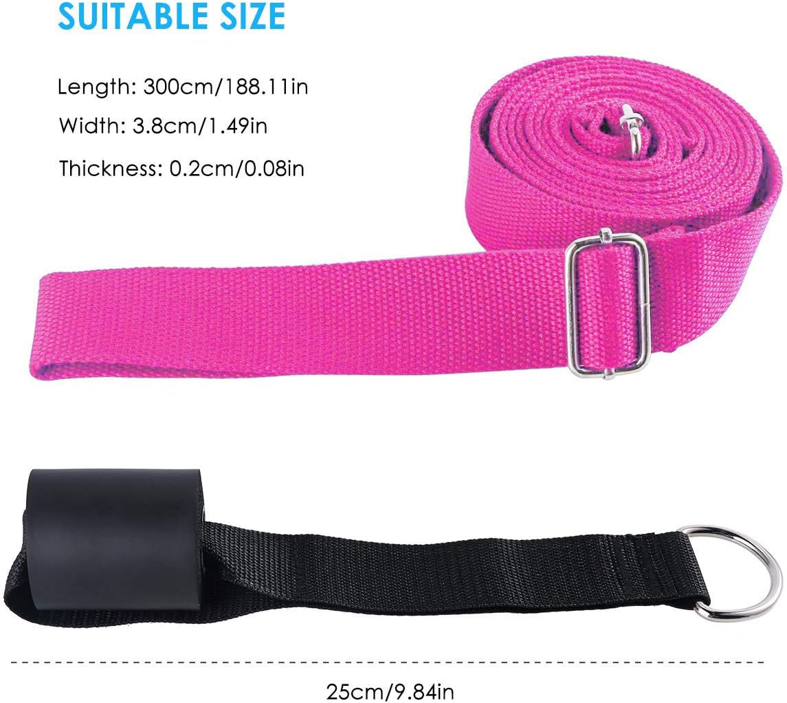 Leg Stretcher, Door Flexibility & Stretching Leg Strap - Great for Ballet Cheer Dance Gymnastics or Any Sport Leg Stretcher Door Flexibility Trainer Premium Stretching Equipment