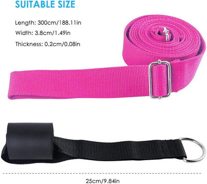 Leg Stretcher, Door Flexibility & Stretching Leg Strap - Great for Ballet Cheer Dance Gymnastics or Any Sport Leg Stretcher Door Flexibility Trainer Premium Stretching Equipment