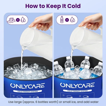 ONLYCARE Cold Therapy Machine, Ice Machine for Knee After Surgery