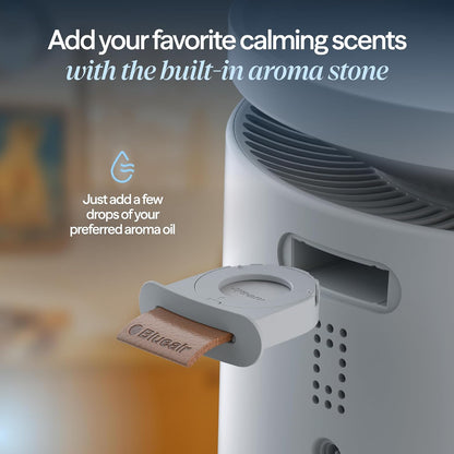 BLUEAIR 3.8L Top-Fill Humidifiers for Bedroom, 1 Gal, DreamWell H38i Grey
