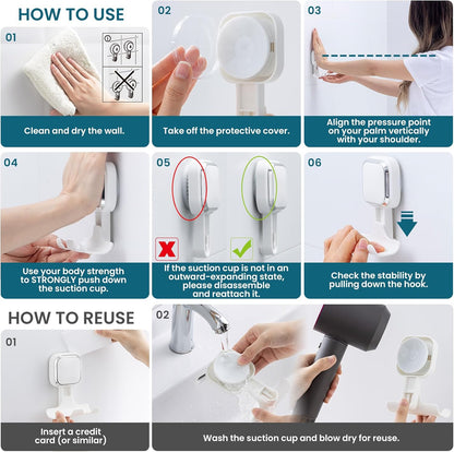 TAILI 2 Pack Upgraded Suction Cup Razor Holder for Shower Waterproof, Black | Visible Safety Indicator, Rust-Resistant Bathroom Organizer, No-Drill Glass Shower Wall Hook for Towel,Loofah,Razor,Squeegee