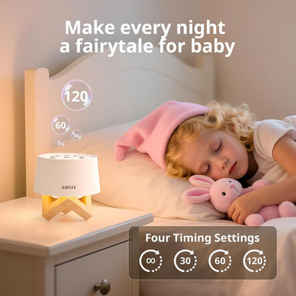 AIRSEE White Noise Sound Machine for Baby Adults, Home Office Travel