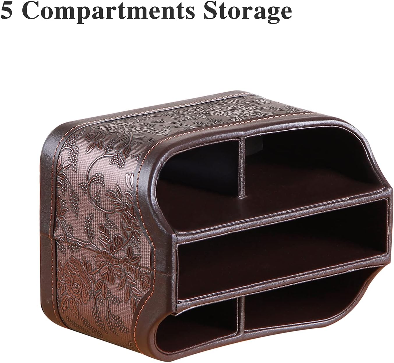 360° Rotatable Remote Control Holder,TV Remote Caddy for Nightstand Table