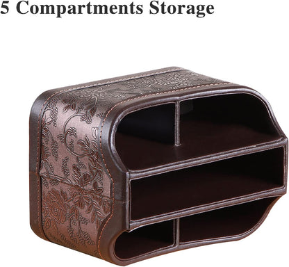 360° Rotatable Remote Control Holder,TV Remote Caddy for Nightstand Table