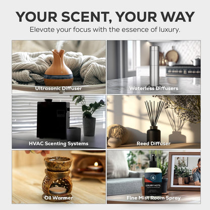 Aroma Country Ritzy Hotel Luxury Diffuser Oil Refill (8.5 Fl Oz) | Hotel-Inspired • Long-Lasting Home Fragrance • for Aromatherapy, Reed Diffusers, Diffuser Machines & Room Sprays