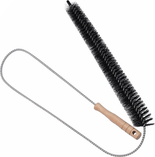 47.24 inch Extra Long Dryer Lint Brush, Flexible Dryer Vent Cleaner Brush | for Deep Cleaning of Lint Trap, Refrigerator Coils, Dust and Pet Hair – for Fire Risk Reduction & Better Efficiency, 1PCS