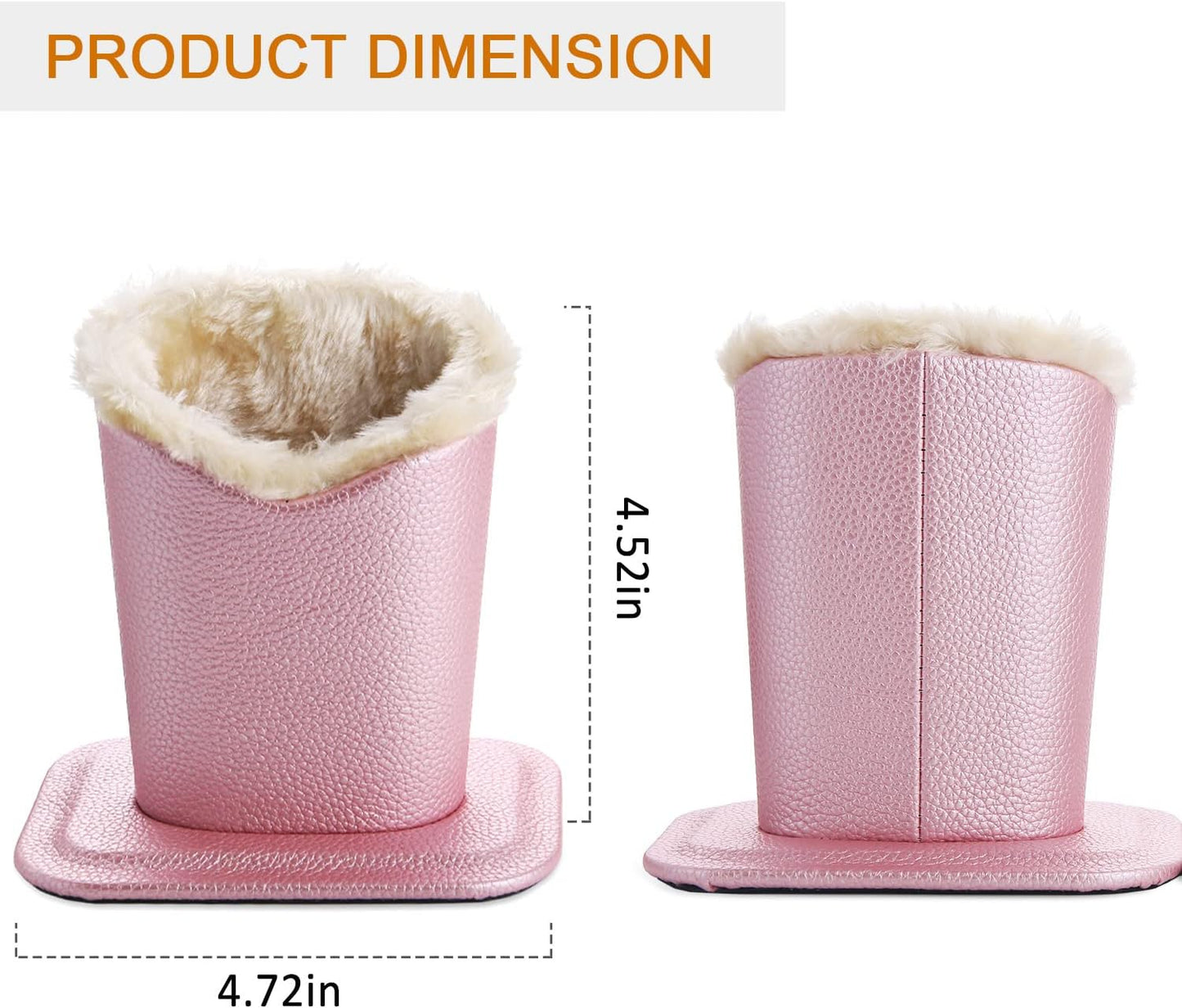 Plush Lined Eyeglasses Holder,Glasses Storage Organizer for Desk, Nightstand, Office,Eyewear Display Case,2 Packs