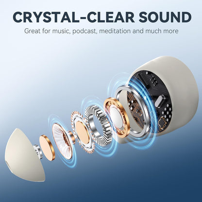 Sleepals micro Sleep Earbuds for Side Sleepers | Sleep Headphones with Soft and Snug Fit | Moderate Noise Reduction (not ANC) | Small and Light, 4H Single Play, 28H with Charging Case (Orange)