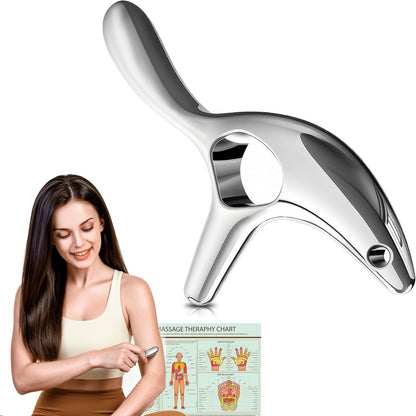 Gua Sha Trigger Point Massage Tool, Deep Tissue Massage Tools, Muscle Knots Remover, Scraper Therapy Tools for Full Body Pain Relief & Tension Release, Pocket Design Gifts for Women Men