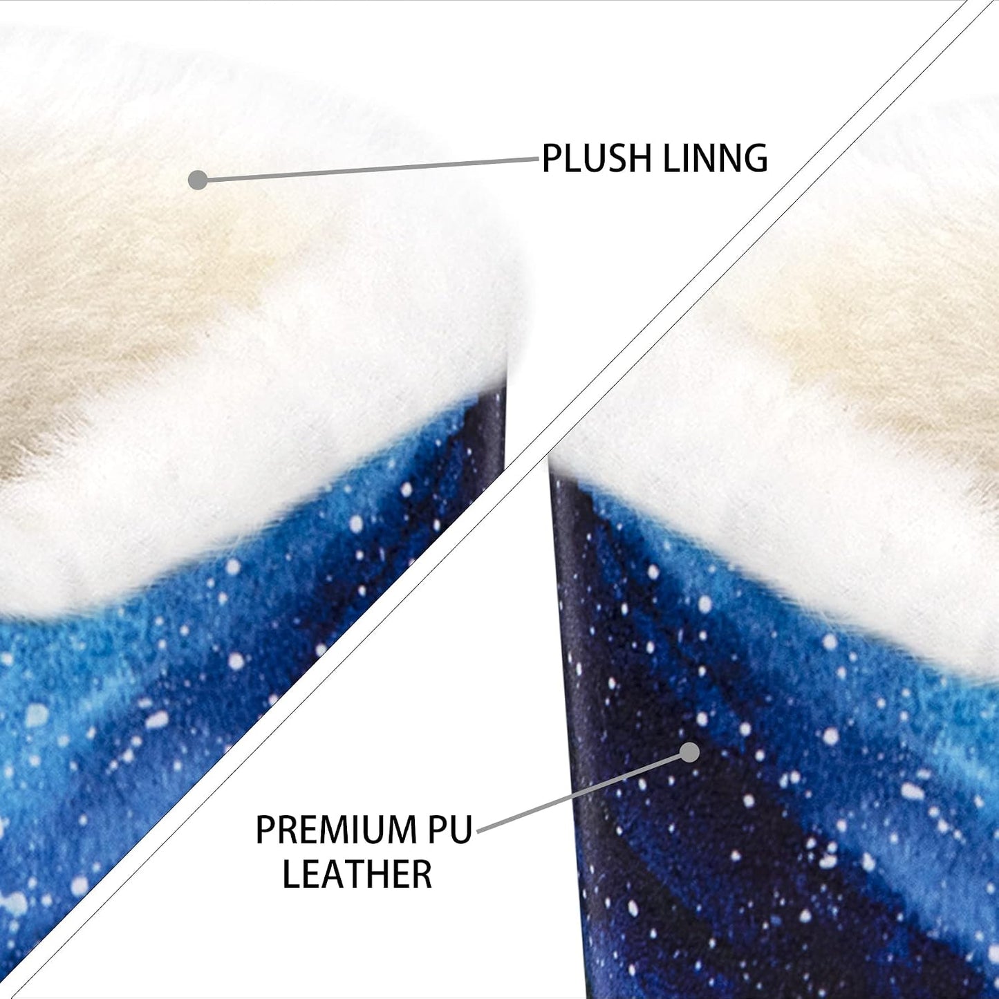 Plush Fluffy Lined Anti-scratch Eyeglasses Holder Protective Glasses Stand Case
