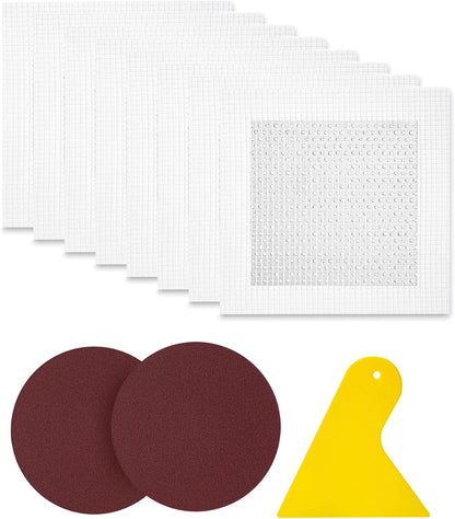Bates- Drywall Repair Kit, 16 pcs, Aluminum Wall Repair Patch Kit | for Wall Hole Repair, Sanding and Patching