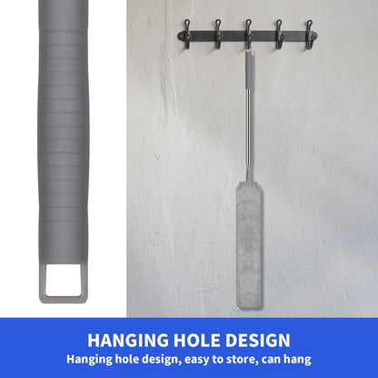 Retractable Gap Dust Cleaner, Extendable Gap Duster with 4 Microfiber Dusting Cloths Long, Under Appliances Cleaning Tools with Extendable Pole,Under Refrigerator, Furniture, High Ceiling