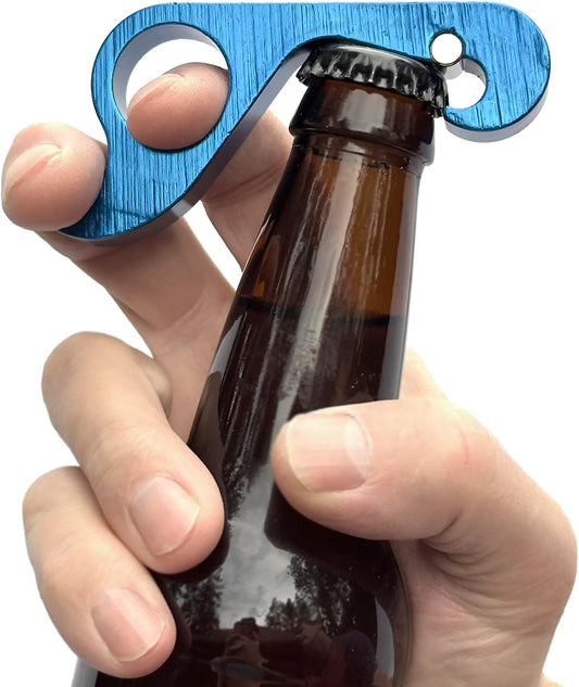 GrabOpener One Handed Grab Opener for Bottles, Blue