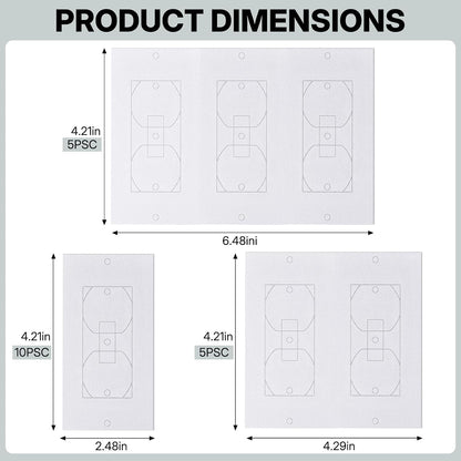 50 Pcs Outlet Insulation and Draft Sealers Foam Insulation Pads