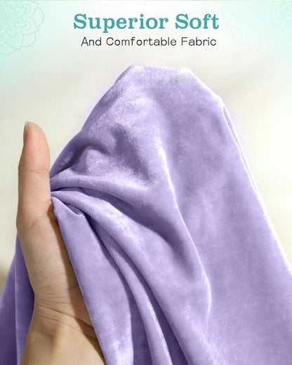 Small Microwave Heating Pad for Neck and Shoulder, Microwavable Versatile Cold/Heated Muscle Ache, Soothing Fatigue Wrap for Back Pain and More, Moist Heat Pad Warm Compress (Purple, 7" × 12")