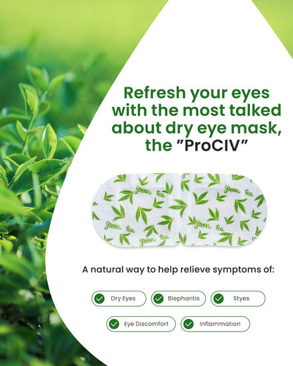 16 Packs Steam Eye Masks for Dry Eyes, Self Heating Warm Compress Unscented