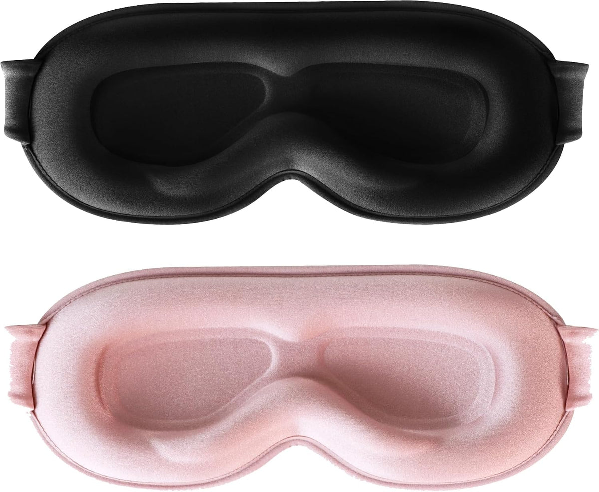 Sleep Mask for Lash Extensions, 3D Contoured Weighted Eye Cover