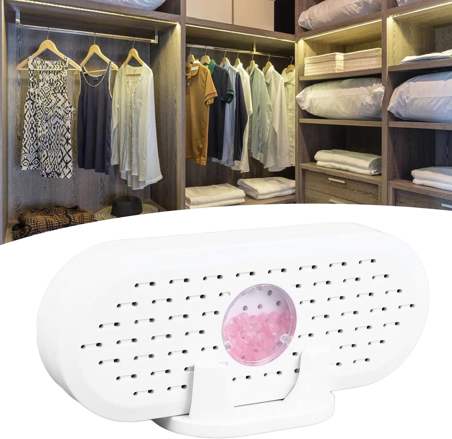 Rechargeable Dehumidifier, Mini Dehumidifier, PABS 5W 6V Electric Dehumidifier for Closet and Shoe Cabinet