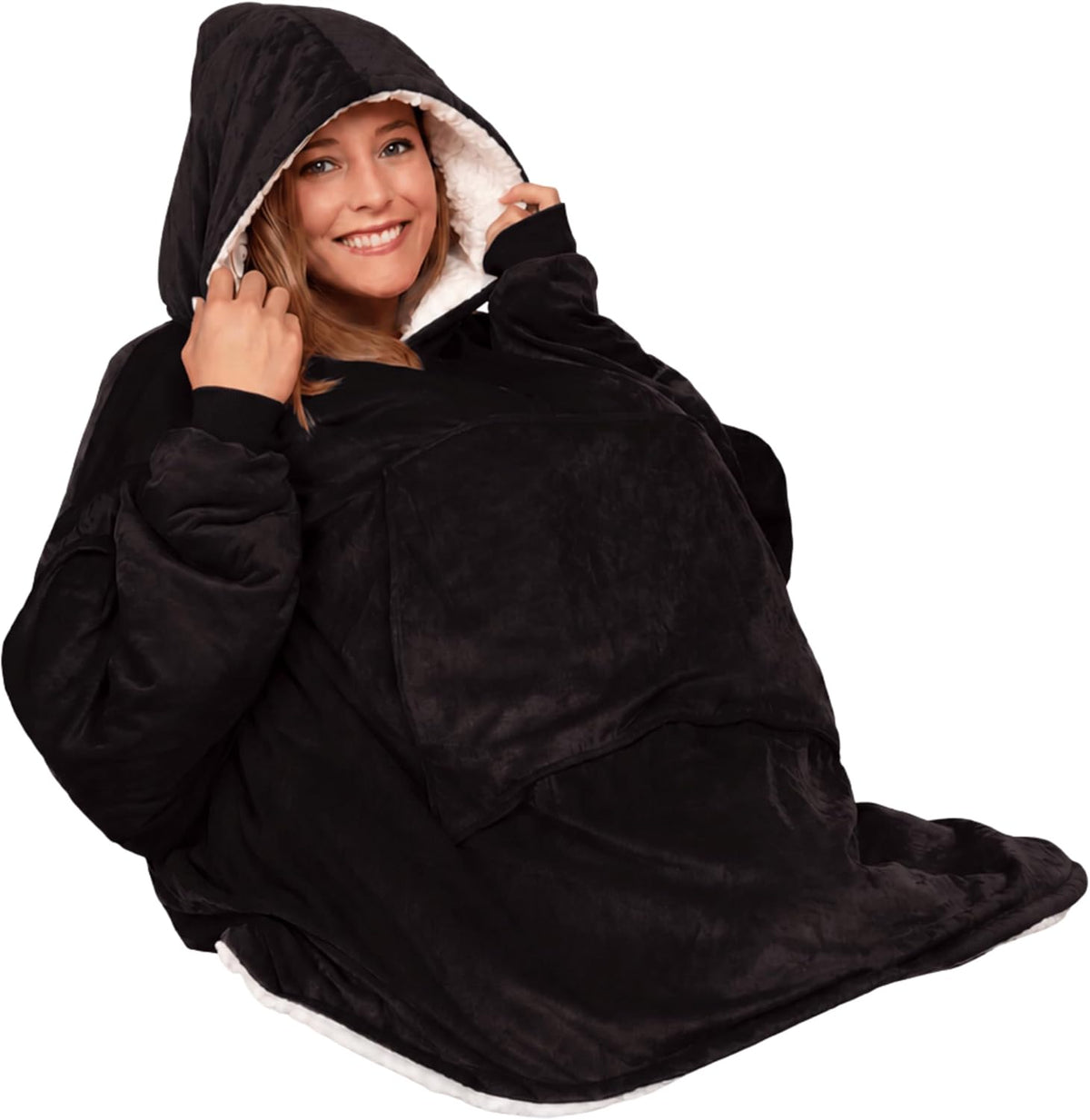 THE COMFY Original | Shark Tank | Patented | Sherpa Wearable Blanket Hoodie