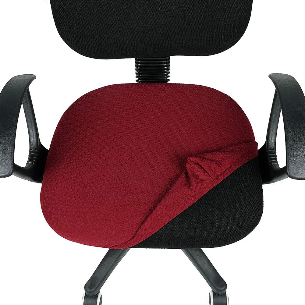 Smiry Office Computer Chair Armrest Covers, 2PCs Anti-dust Arm Rest Pad | Removable Washable Desk Chair Arm Pad Covers, Grey