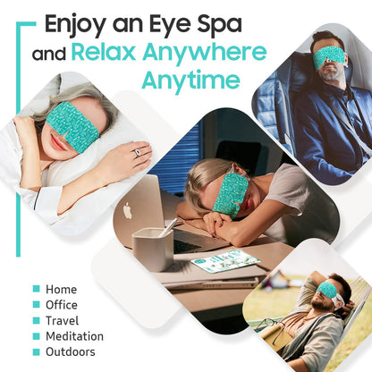 BeHoomi Steam Eye Mask, 10Packs Heated Eye Mask, Self Heating Disposable SPA Warm Compress for Eyes Sleep Mask, Travel Essentials & Relaxation Gifts for Women (Lavender Scent)