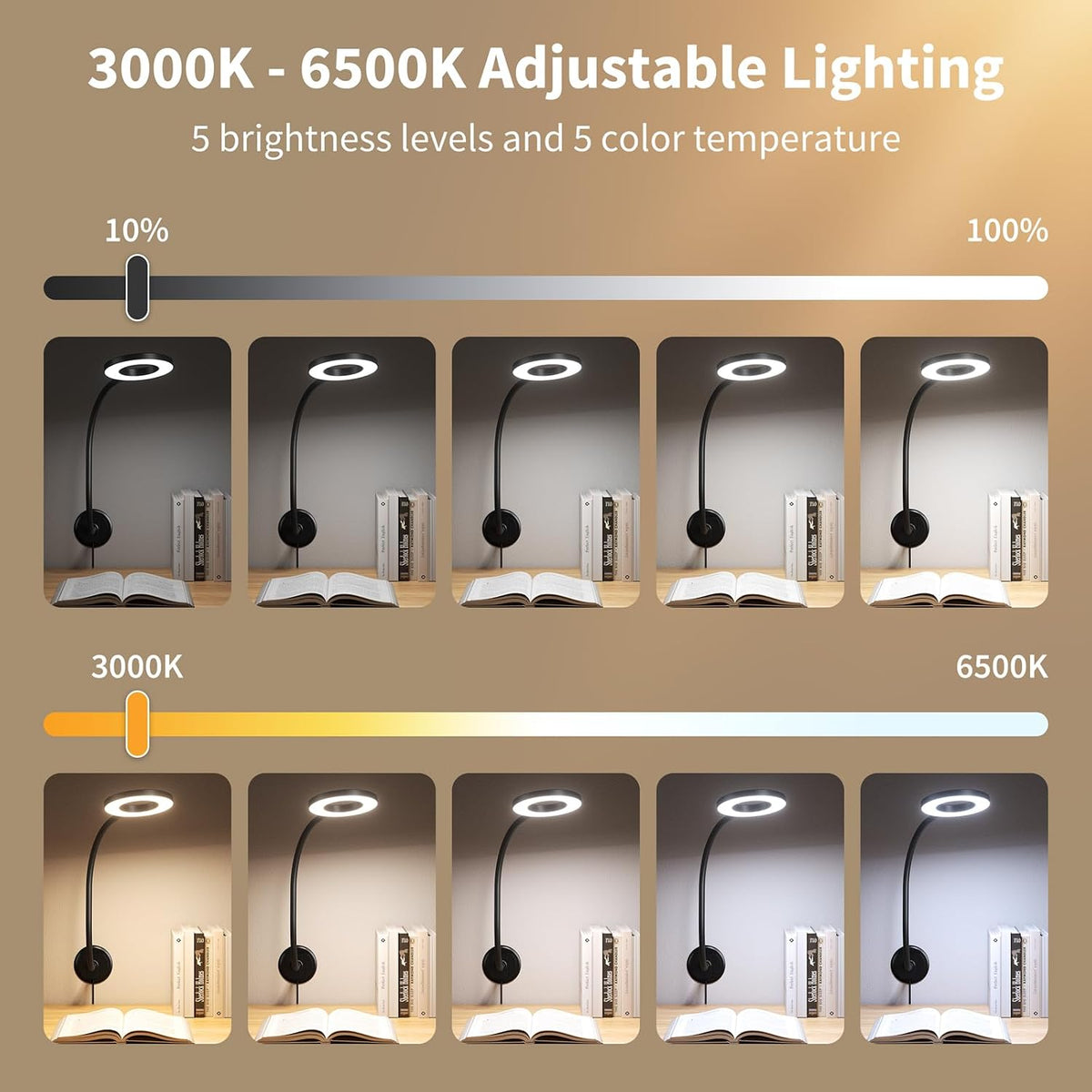 Dim Book Lights for Reading at Night,USB Goose Reading Lights for Books in Bed Headboard,LED Night Lights Plug into Wall,Adhesive Wall Lights for Bedroom,Portable Plug in Wall Sconces Hardwired,1 Pack