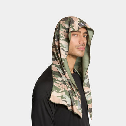 MISSION Cooling Hoodie Towel, Evaporative Cool Technology, Cools Instantly When Wet, UPF 50 Sun Protection, Contours Your Head to Stay in Place, Great for Sports, Fitness, Gym