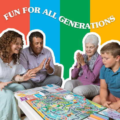 Ageless Games Taboo Charades - Classic Word Guessing & Charades Game for Older Adults - Big Easy to Read Cards for Low Vision - 80 Customizable Word Guess Cards - Fun Family Card Game for Ages 13-103