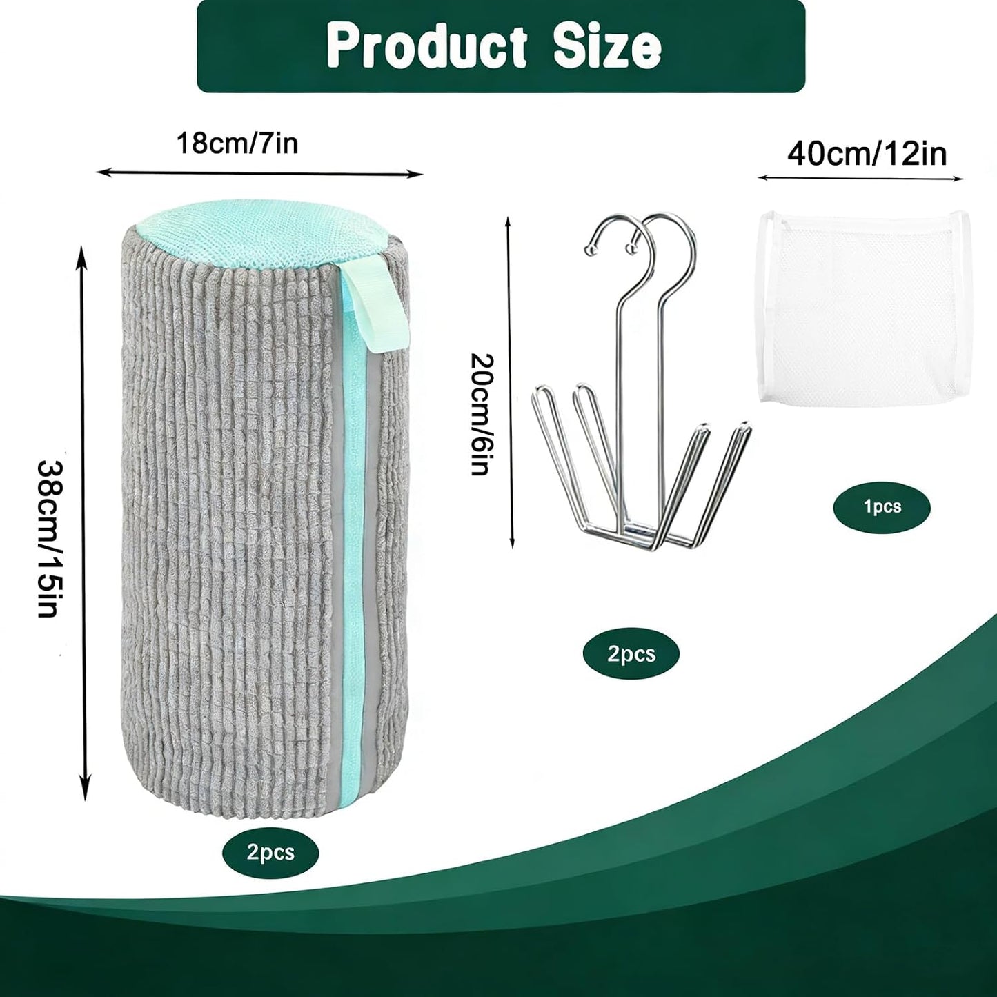2PCS Shoes Washing Machine Bag Kit,Reusable Washing Shoes Bag,Include 1PC Shoes Dryer Bag and 2 Drying Racks,Laundry Shoes Bag with Durable Zipper for Sneakers and Canvas Shoes